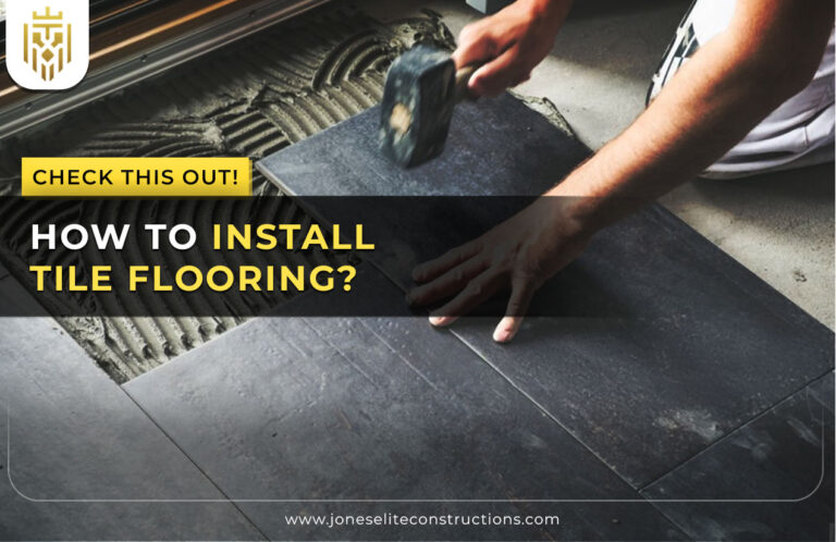 how to install tile floor