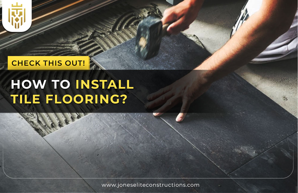 how to install tile floor