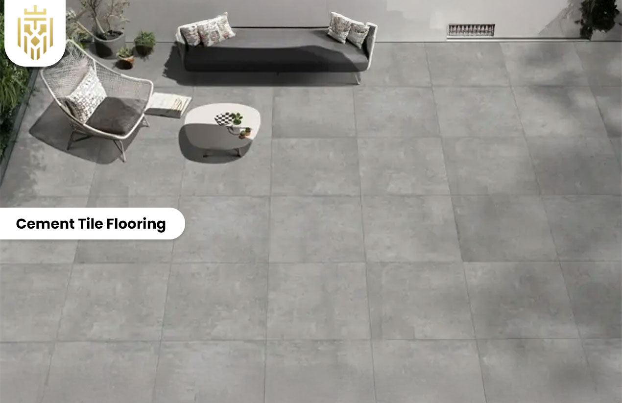 Cement Tile Flooring
