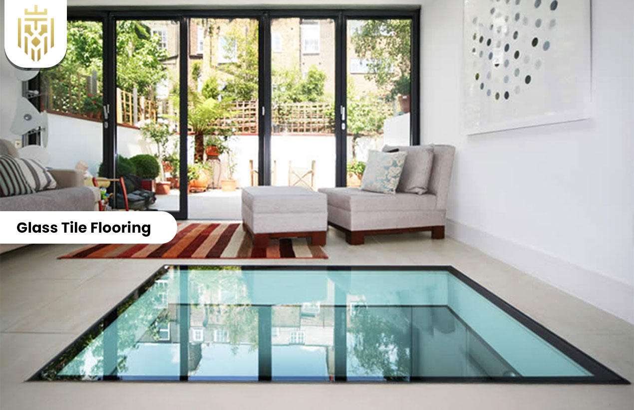 Glass Tile Flooring