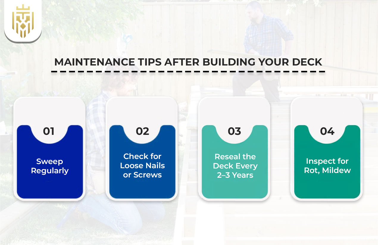 Maintenance Tips After Building Your Deck