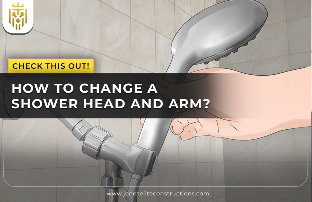 How To Change A Shower Head And Arm