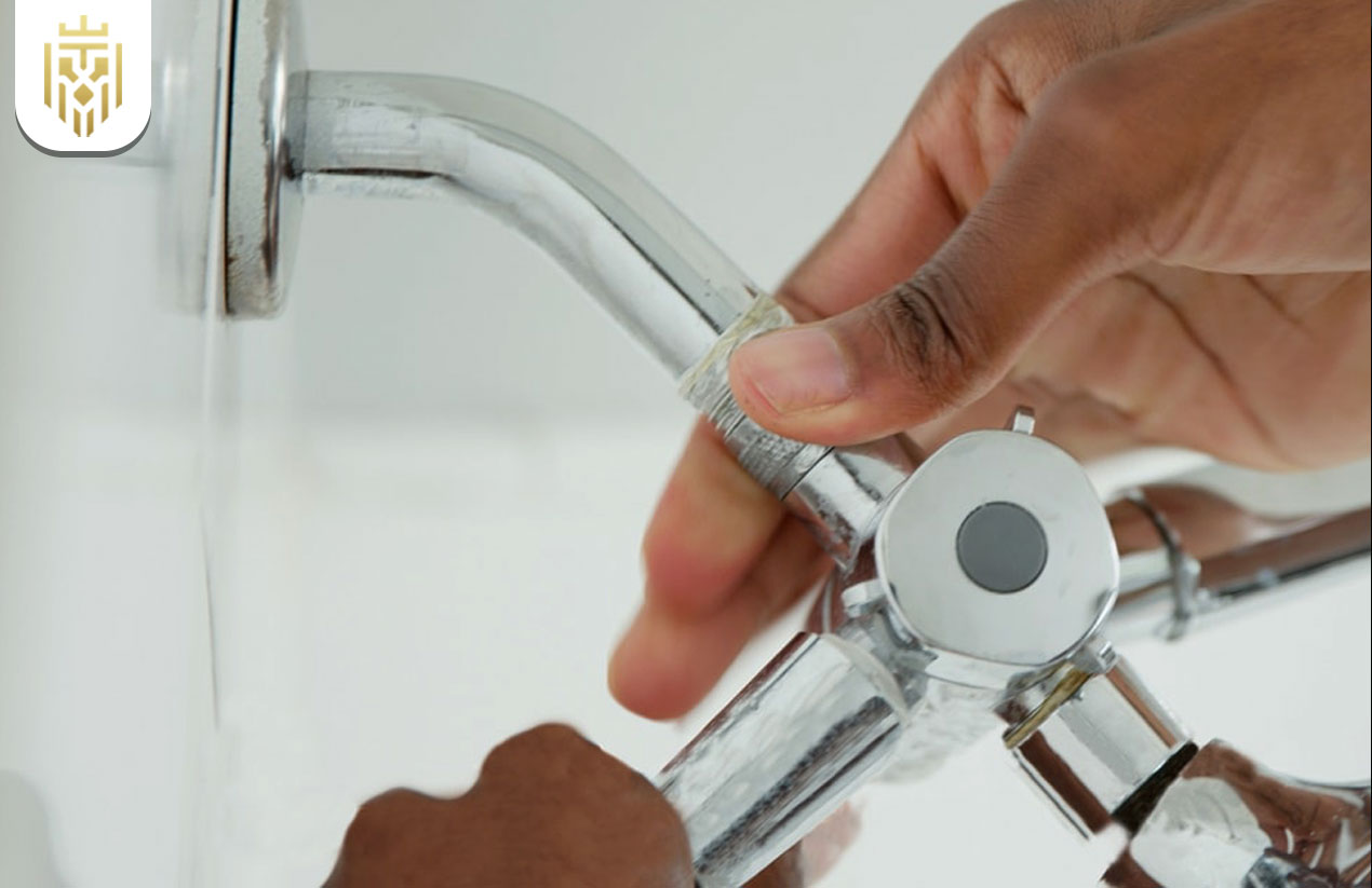 How To Change A Shower Head And Arm - steps -Install the New Shower Arm