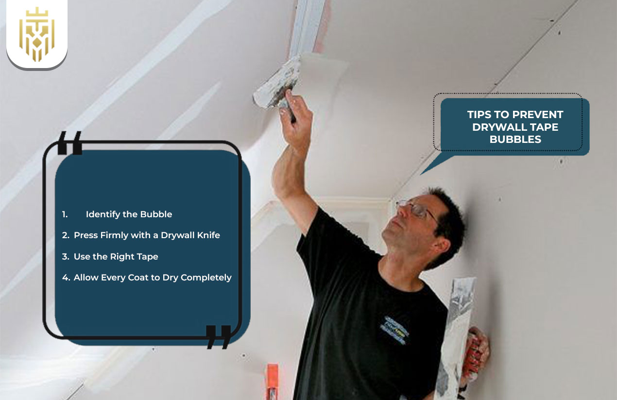 Tips to Prevent Drywall Tape Bubbles