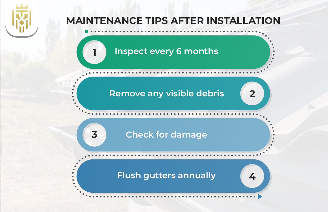 Maintenance Tips After Installation