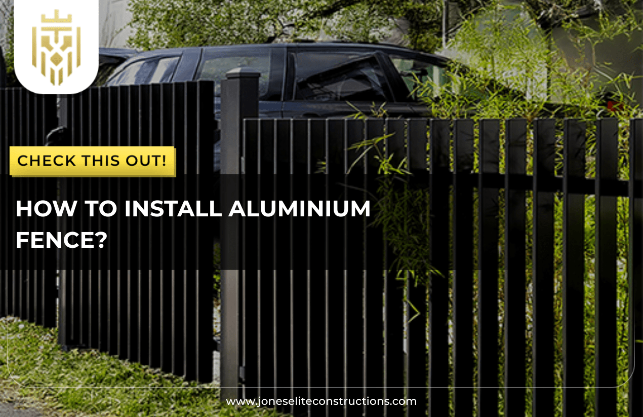 How To Install Aluminium Fence- JEC