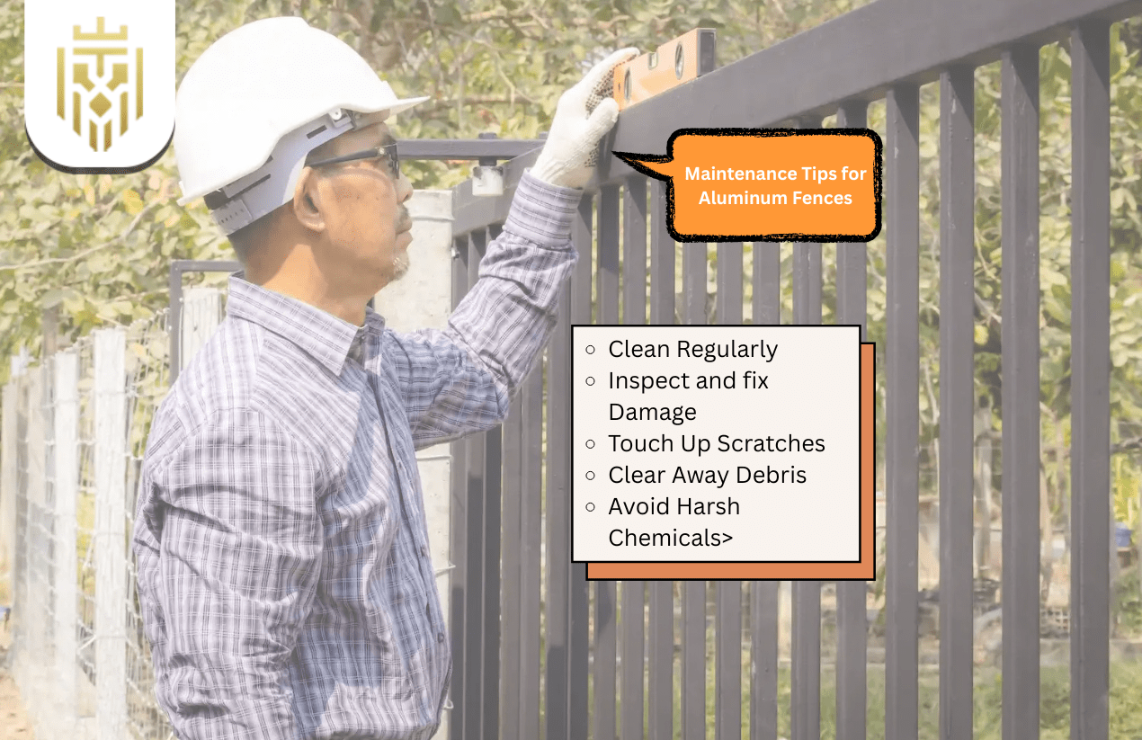 Maintenance Tips for Aluminum Fences